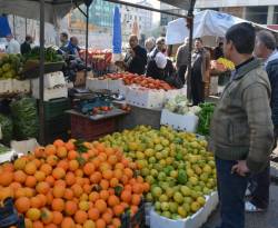 أسعار بعض أصناف الفواكه في سوق الهال القديم بدمشق