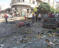 بفعل الطيران الروسي.. محلات ريف حمص المحرر خالية من المحاصيل الزراعية