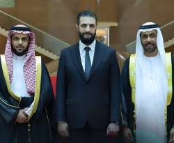 الشرع يستقبل رئيس شركة 