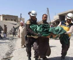 روسيا تستهدف سوقاً شعبياً في قرية، شرق إدلب