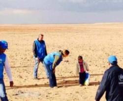باعتراف مفوضية اللاجئين..صورة الطفل مروان التائه في صحراء الأردن مفبركة !