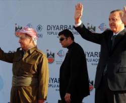 برزاني وأردوغان يبحثان جهود إنهاء النزاع الكردي فى تركيا ووضع أكراد سوريا