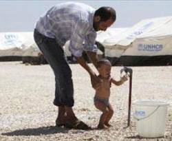 اللاجئون السوريون يستنفدون مصادر المياه الشحيحة في الأردن