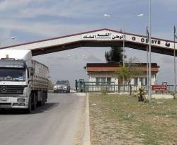 معبر جابر الأردني يكذب معبر نصيب السوري