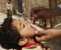 غداً.. الجولة الثالثة من حملة التلقيح ضد شلل الأطفال في المناطق المحررة