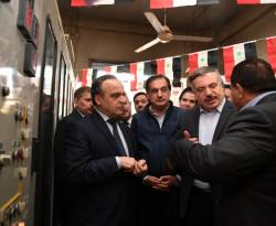 خميس و16 وزيراً في حلب.. و80 مليون دولار على مدى عام