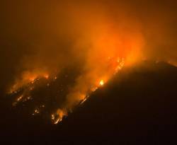 وفاة 10 رجال إطفاء وإصابة 14 في حريق غابات بوسط تركيا