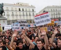 مسيرة الكرامة في مدريد احتجاجا على التقشف
