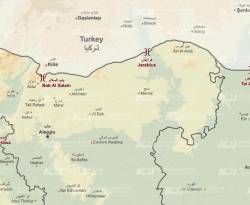حالة المعابر الحدودية السورية - التركية فجر الاثنين