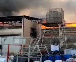 التلفزيون الرسمي: حريق في منطقة صناعية بإيران ولا خسائر بشرية