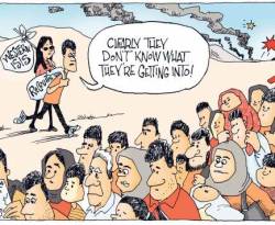 كثير من السوريين في أوروبا.. 