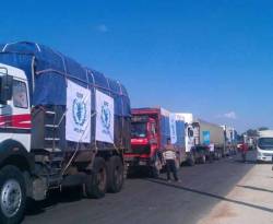 بعد حوالي 3 أشهر من المماطلة.. النظام يسمح بمرور مساعدات إلى 