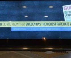 إعلان في مطار بتركيا يحذر من السفر للسويد