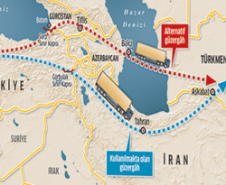 تركيا تردّ بالمثل على إيران وتستبدل خط عبور شاحناتها بأذربيجان