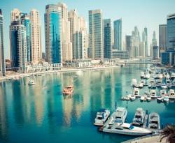 دبي تطلق مشروع بناء أكبر مرفأ يخوت في الشرق الأوسط