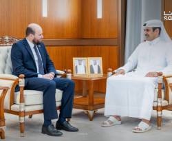 وزير الطاقة يبحث في الدوحة دعم قطاع النفط والغاز ومشاريع إعادة الإعمار