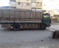 قوافل تجار تدخل الغوطة