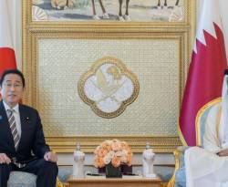 رئيس وزراء اليابان يزور قطر لإجراء محادثات حول الغاز الطبيعي المسال