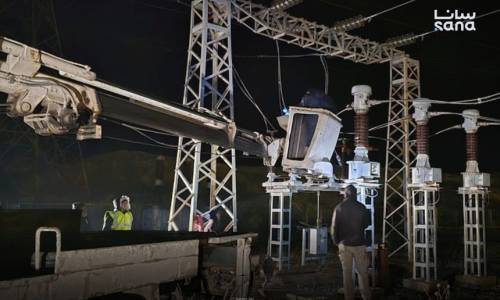 وزارة الطاقة: استعادة الربط الكهربائي لسد تشرين بعد عام من الانقطاع